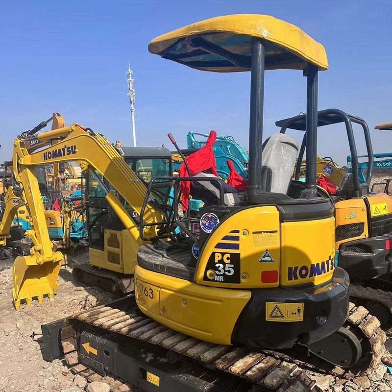 Escavatore Komatsu usato PC35 Escavatore a seconda mano da 3,5 tonnellate di piccole dimensioni