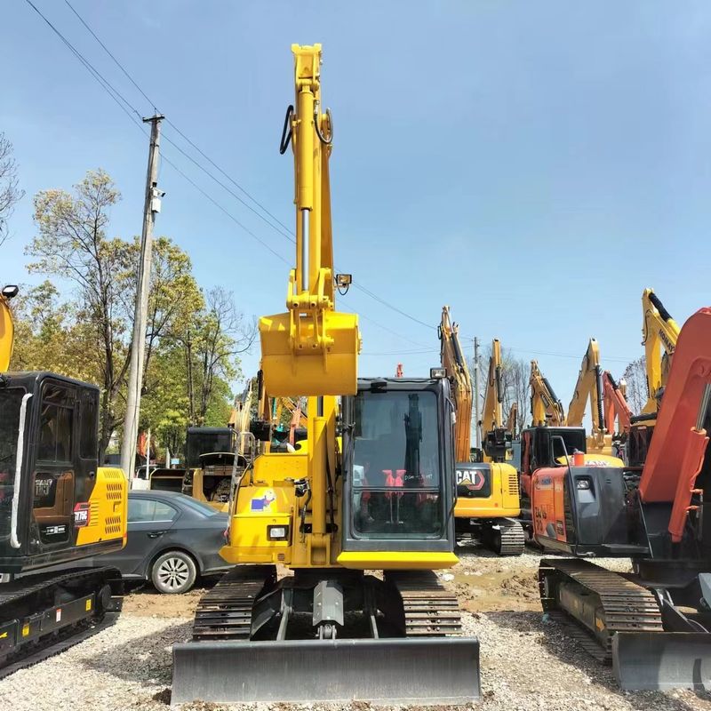 Escavatore Komatsu PC70 di seconda mano mini mini-escavatore di tipo piccolo da 7 tonnellate