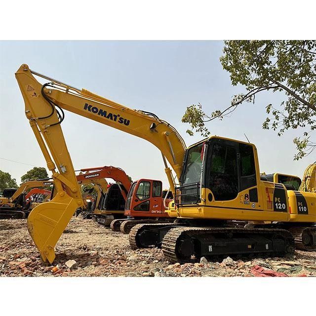 Usato Komatsu Digger PC120 Escavatore di 12 tonnellate di seconda mano di piccolo tipo