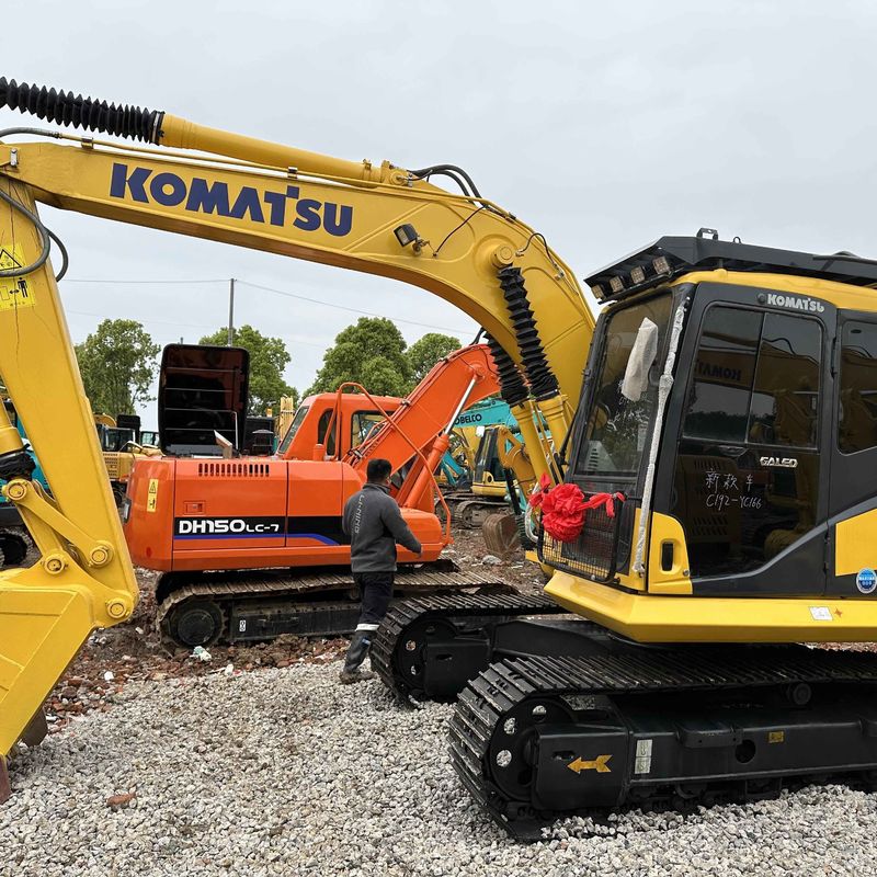 Sencondhand Komatsu Digger PC130 Excavator da 13 tonnellate di piccole dimensioni