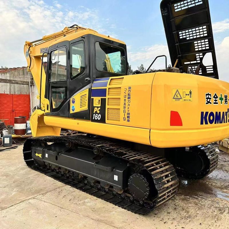 Escavatore Komatsu PC160 di seconda mano di piccole dimensioni