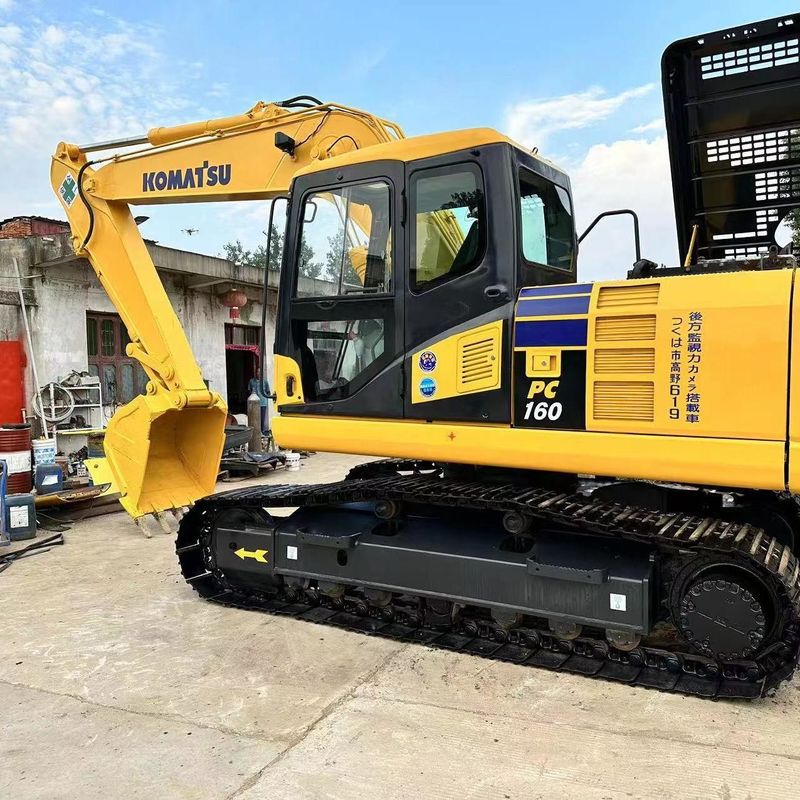 Escavatore Komatsu PC160 di seconda mano di piccole dimensioni