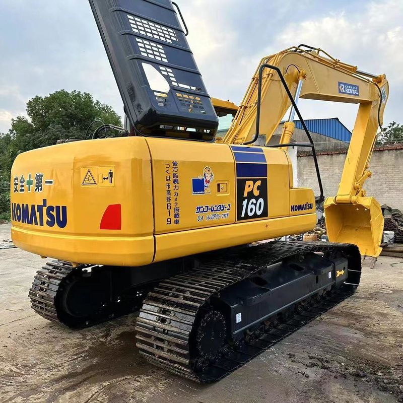 Escavatore Komatsu PC160 di seconda mano di piccole dimensioni