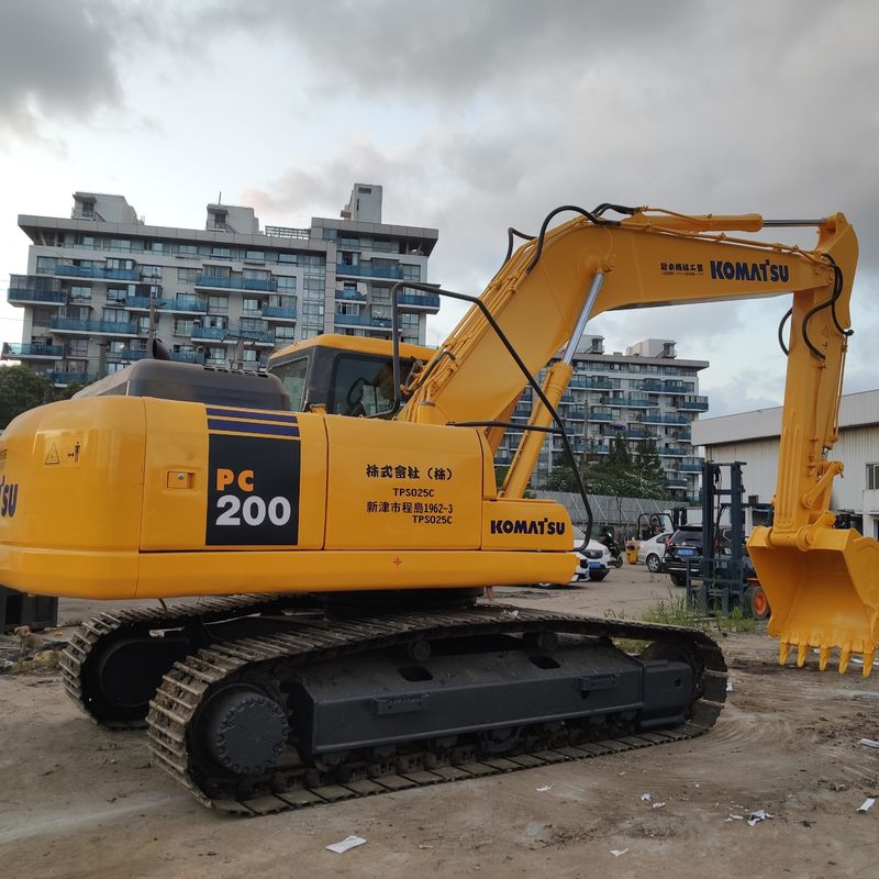 Escavatore Komatsu usato PC200-7 di seconda mano di 20 tonnellate