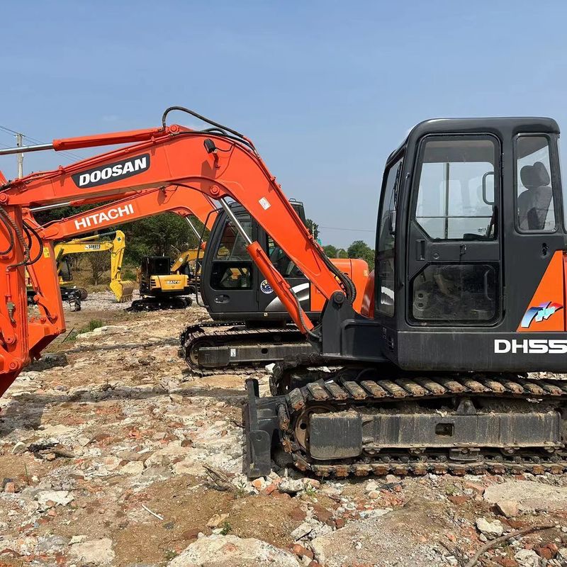 Usato Doosan Digger DH55 Usato 5,5 tonnellate Piccolo Mini Escavatore Crawler