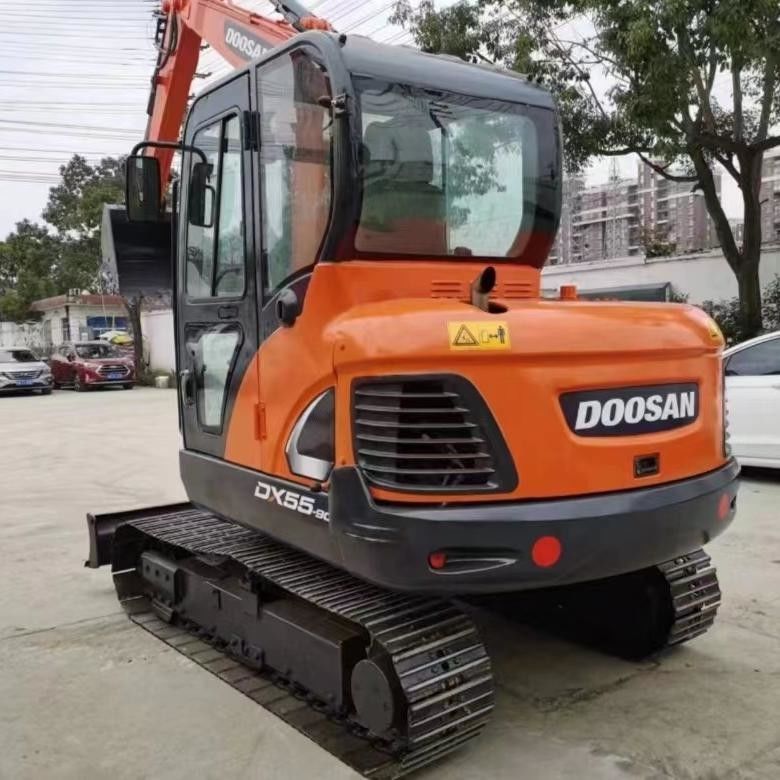 Usato Doosan Digger DX55 Usato 5,5 tonnellate Mini Escavatore Mini Crawler