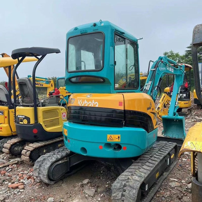 Usato Kubota Digger KX135 di seconda mano 3,5 tonnellate mini escavatore da striscio di piccolo tipo