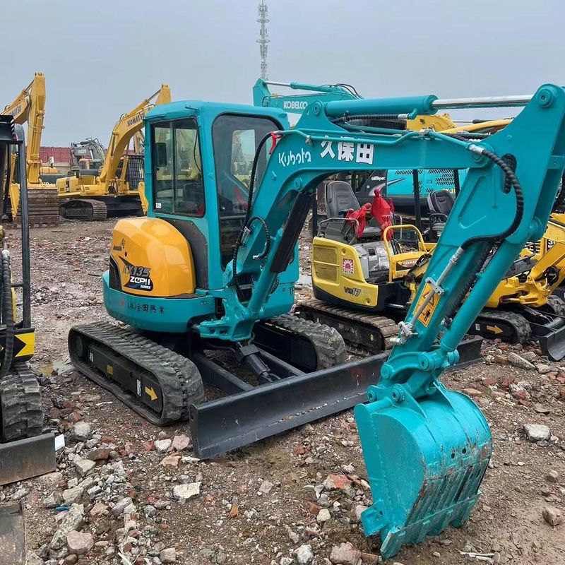 Usato Kubota Digger KX135 di seconda mano 3,5 tonnellate mini escavatore da striscio di piccolo tipo