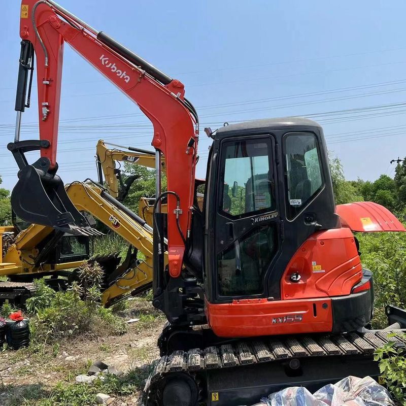 Usato Kubota Digger KX155 Usato 5,5 tonnellate Piccolo Mini Escavatore Crawler