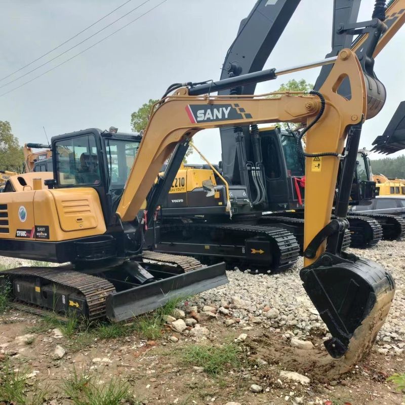 Usato SANY Digger SY60 mini escavatore da 6 tonnellate di seconda mano