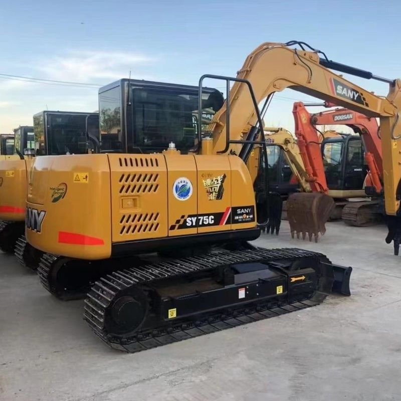 Usato SANY Digger SY75 Usato 7.5ton Mini Mini Escavatore