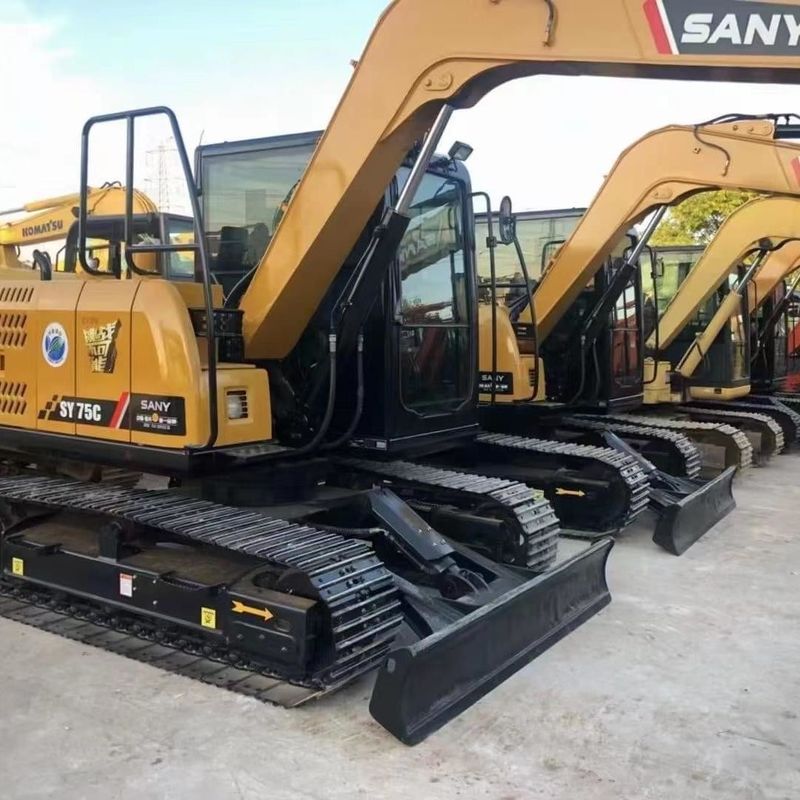 Usato SANY Digger SY75 Usato 7.5ton Mini Mini Escavatore