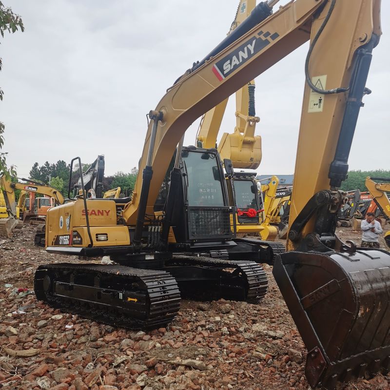 Usato SANY Digger SY155C di seconda mano 15.5 su mini escavatore