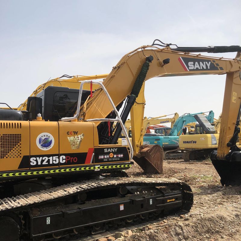 Usato SANY Digger SY215C di seconda mano 21.5 su escavatore di tipo medio
