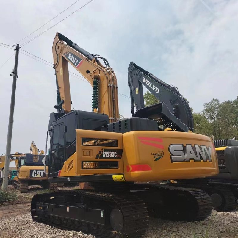 Usato SANY Digger SY235C di seconda mano 23.5 su escavatore di tipo medio