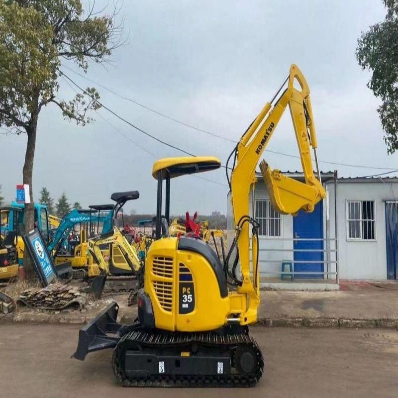 Escavatore Komatsu PC35 di seconda mano Usato 3,5 tonnellate Piccolo Mini Escavatori