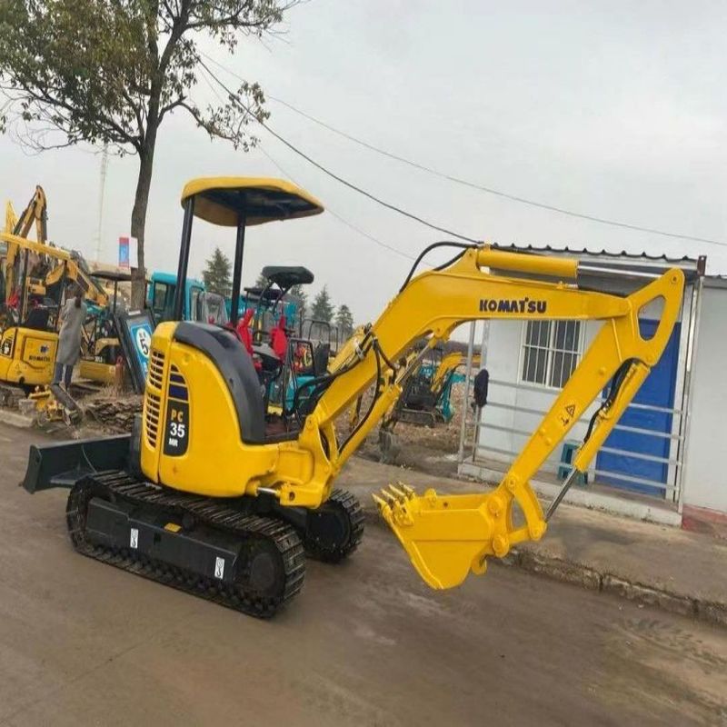 Escavatore Komatsu PC35 di seconda mano Usato 3,5 tonnellate Piccolo Mini Escavatori