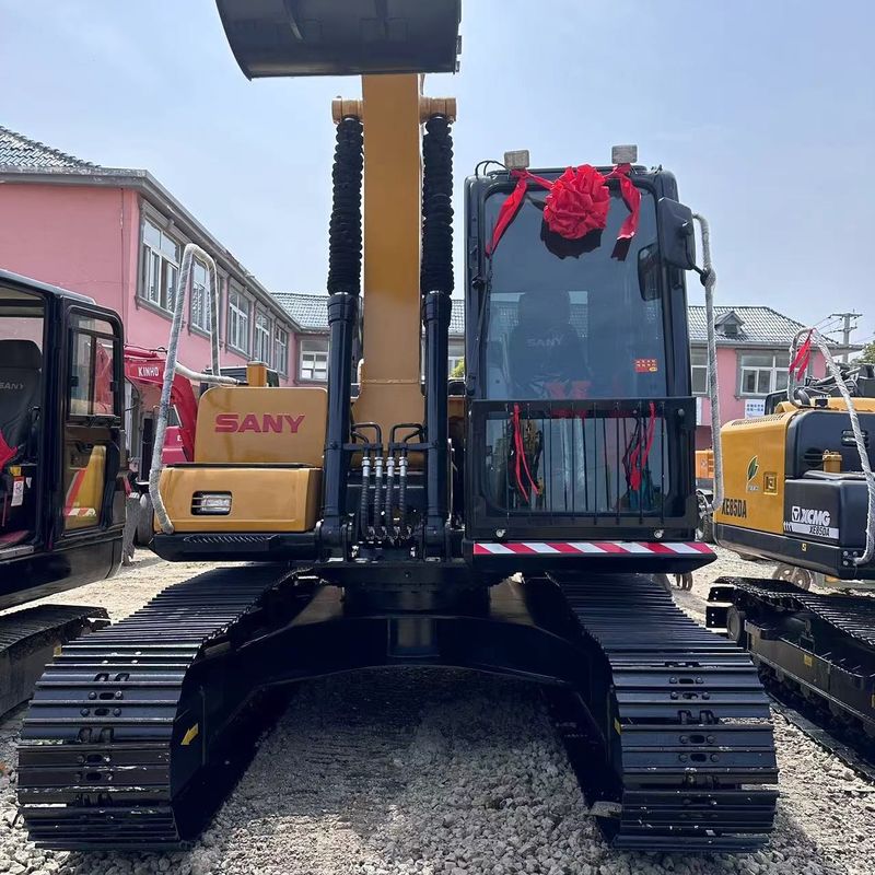 Usato SANY Digger SY155C di seconda mano 15.5 su escavatore da striscio di tipo medio
