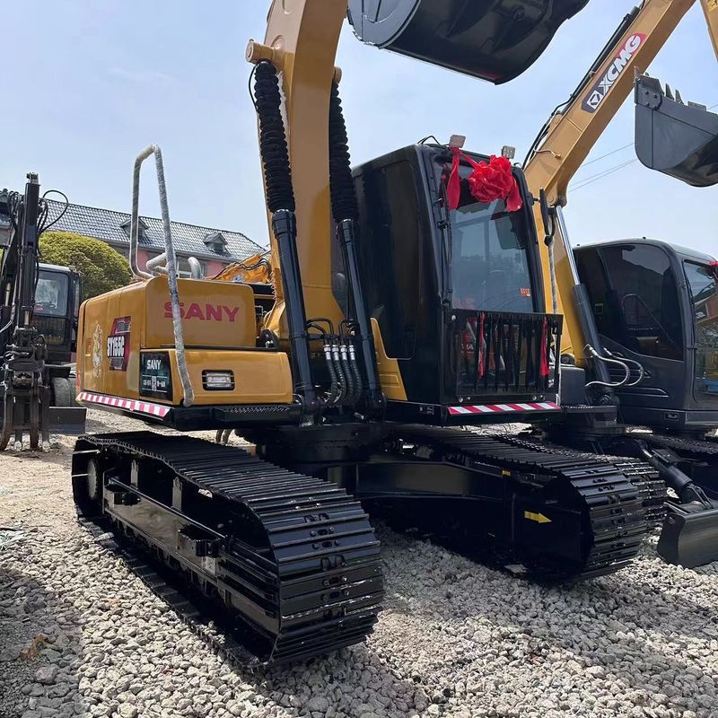 Usato SANY Digger SY155C di seconda mano 15.5 su escavatore da striscio di tipo medio