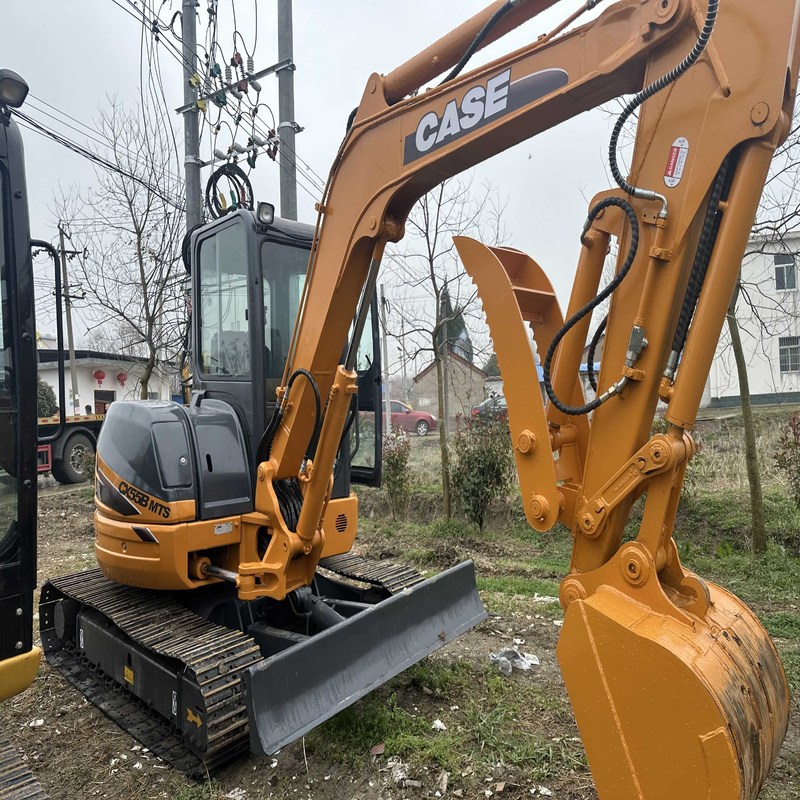 Mini CASE CX55B Excavator usato idraulico 5 tonnellate 12000 libbre 30.2kw 53L serbatoio del carburante