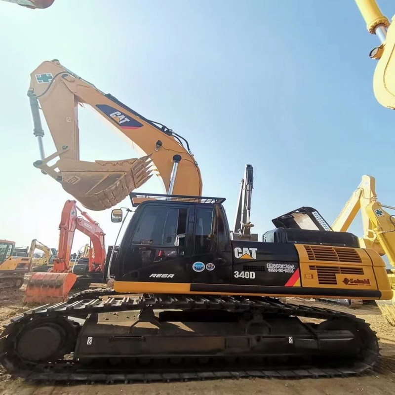 Vecchio CAT 340D Macchine di commercio escavatori 40 tonnellate 208kw 1.9m3 Capacità del secchio