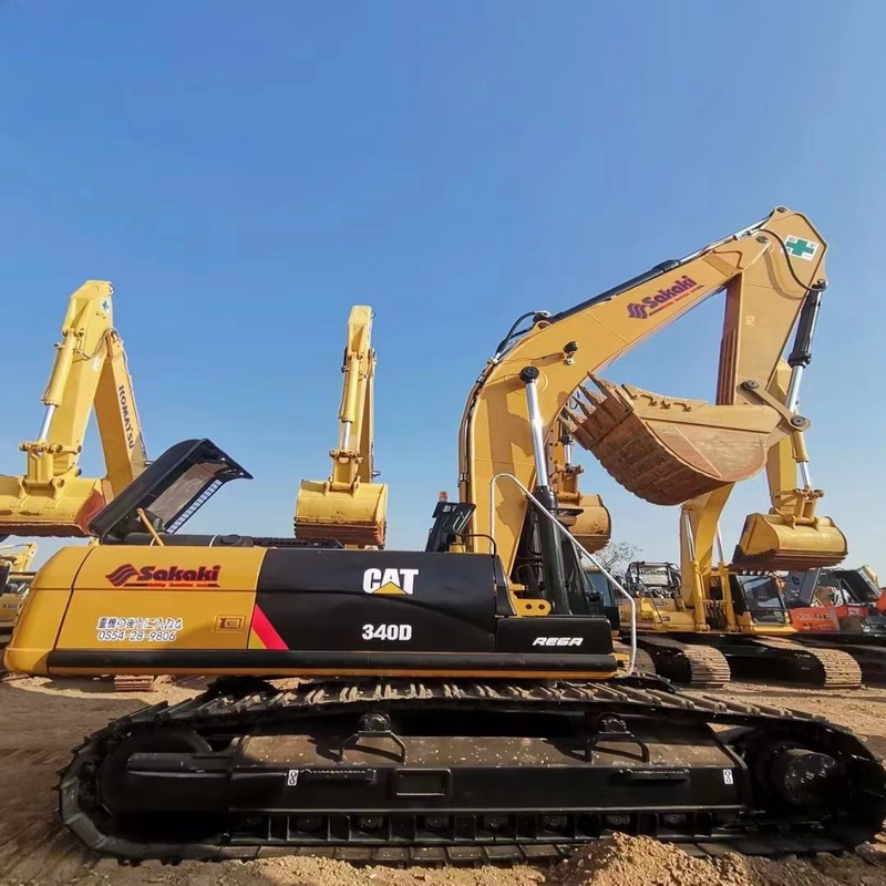 Vecchio CAT 340D Macchine di commercio escavatori 40 tonnellate 208kw 1.9m3 Capacità del secchio
