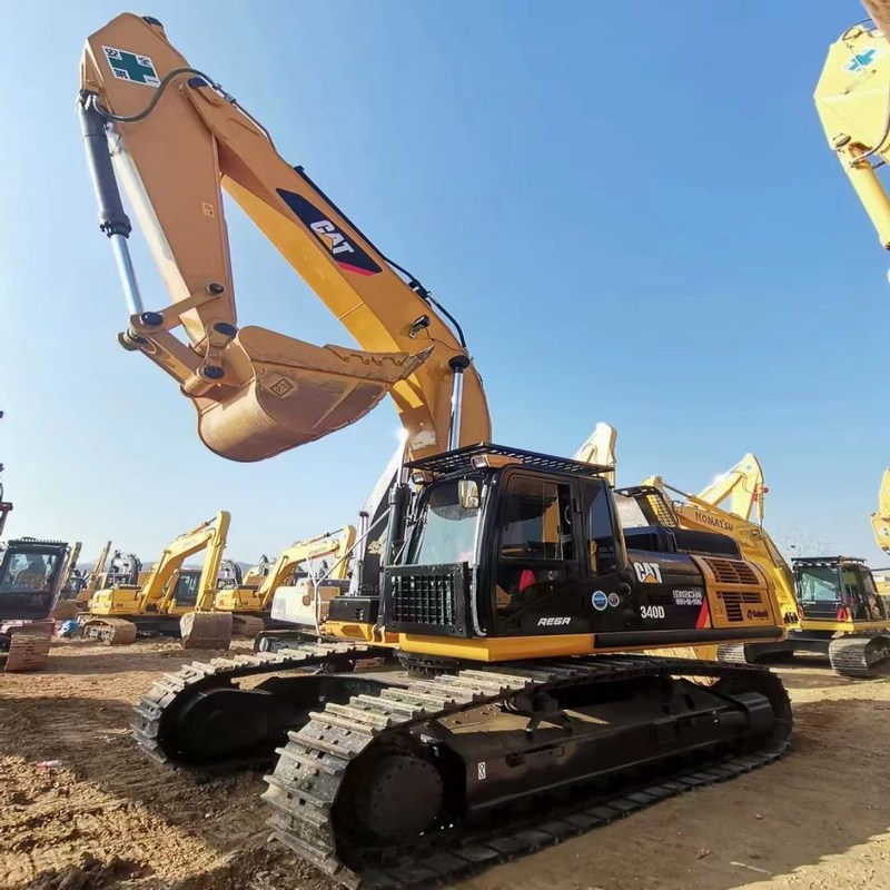 Vecchio CAT 340D Macchine di commercio escavatori 40 tonnellate 208kw 1.9m3 Capacità del secchio