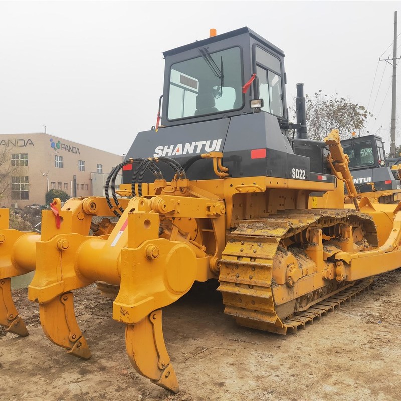 162kw Dozer di seconda mano Bulldozer Shantui SD22 per Ingegneria con secchio da 6,4m3