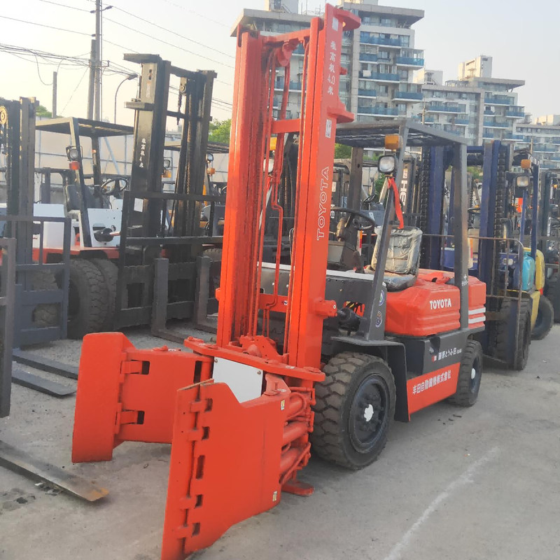 Toyota elettrico Usato carrello elevatore 3 tonnellate per fabbriche Costruzione Altezza massima di sollevamento 4,5 m