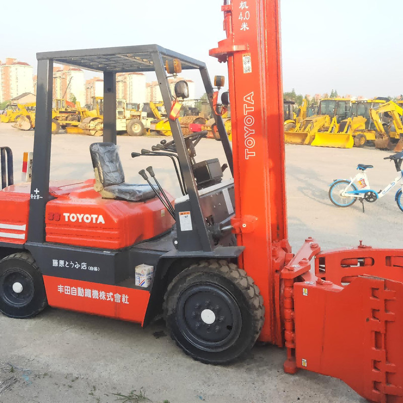 Toyota elettrico Usato carrello elevatore 3 tonnellate per fabbriche Costruzione Altezza massima di sollevamento 4,5 m