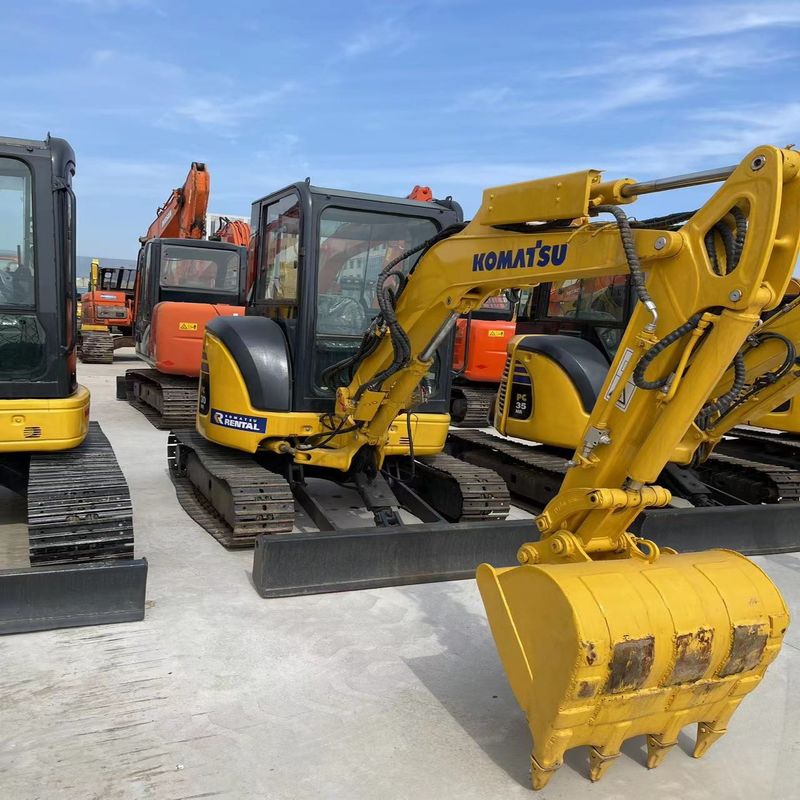 Escavatori Komatsu usati PC30MR Escavatori a seconda mano di piccole dimensioni da 3 tonnellate