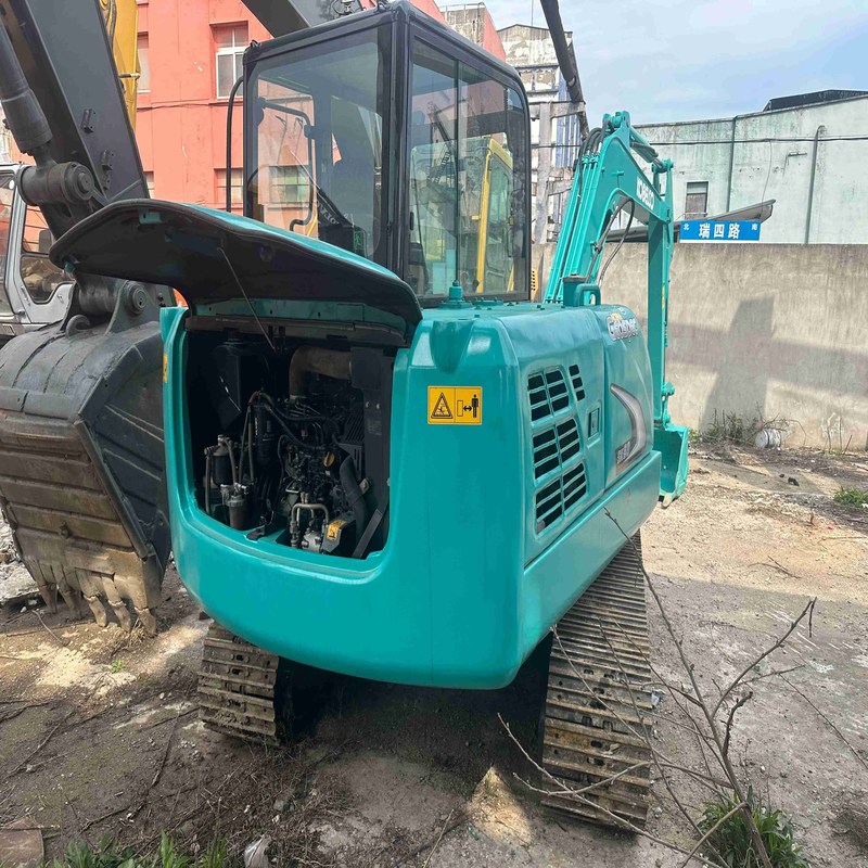 Usato Kobelco Digger SK60 Usato 6ton Piccolo Tipo Mini Crawler Escavatore 35.5kw