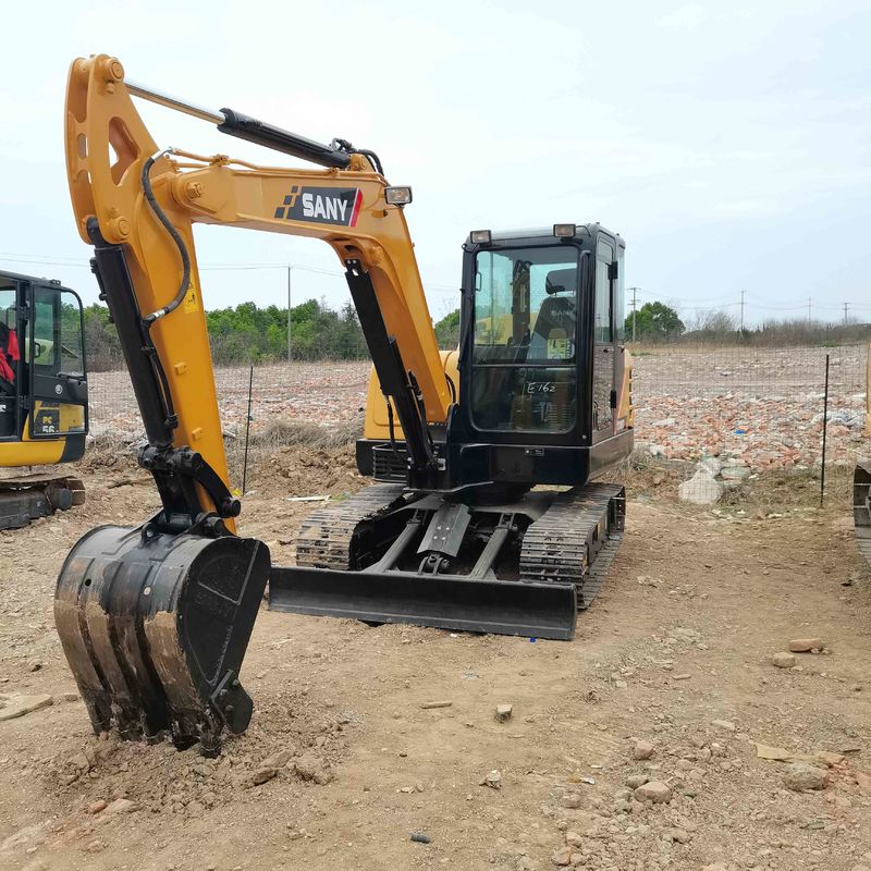 Usato SANY Digger SY60 mini escavatore da 6 tonnellate di seconda mano