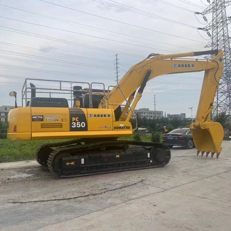 Utilizzato Komatsu Digger PC350 Utilizzato 35 tonnellate Grande tipo di escavatore da striscio Grandi 180kw