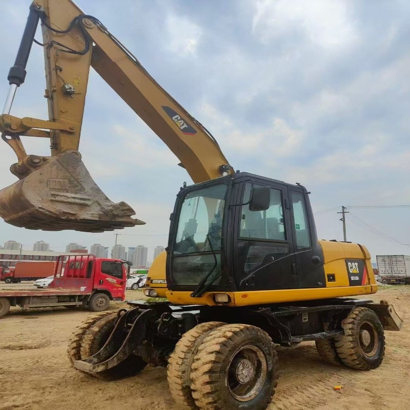 Escavatore di seconda mano originale Cat M315D Usato Escavatore a ruote da 15 tonnellate con secchio da 0,61m3