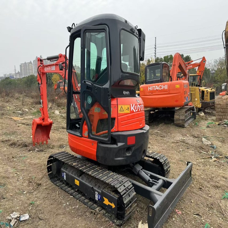 Usato Kubota Digger U35 Usato 3,5 tonnellate Piccolo Mini Escavatore 18.5kw