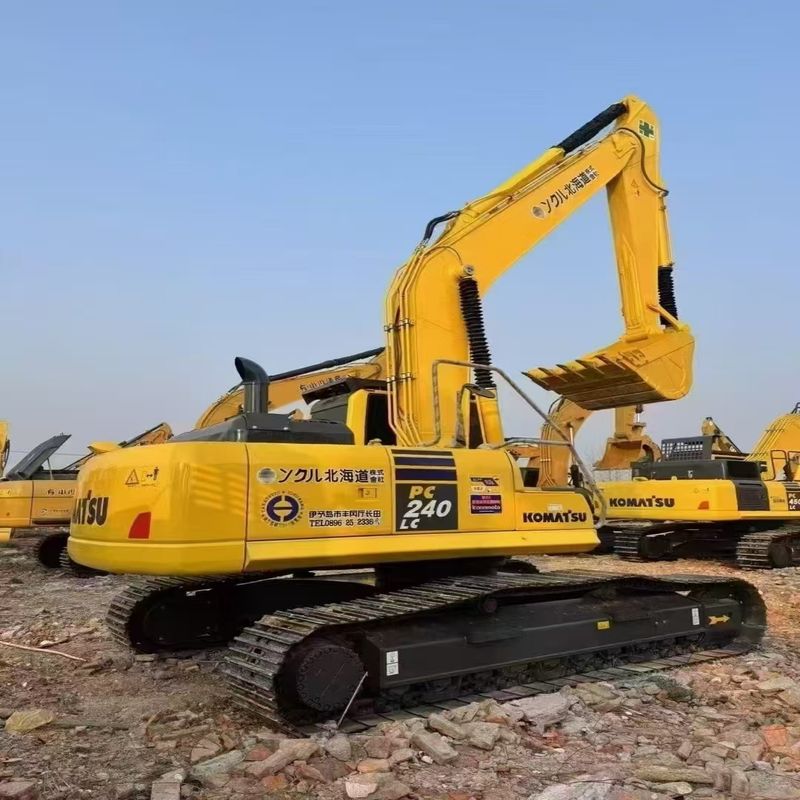 Escavatori Komatsu di seconda mano PC240 Escavatori di tipo medio di 24 tonnellate