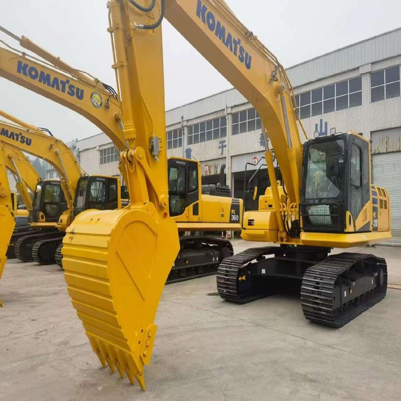 Escavatore Komatsu usato PC210 di seconda mano da 21 tonnellate